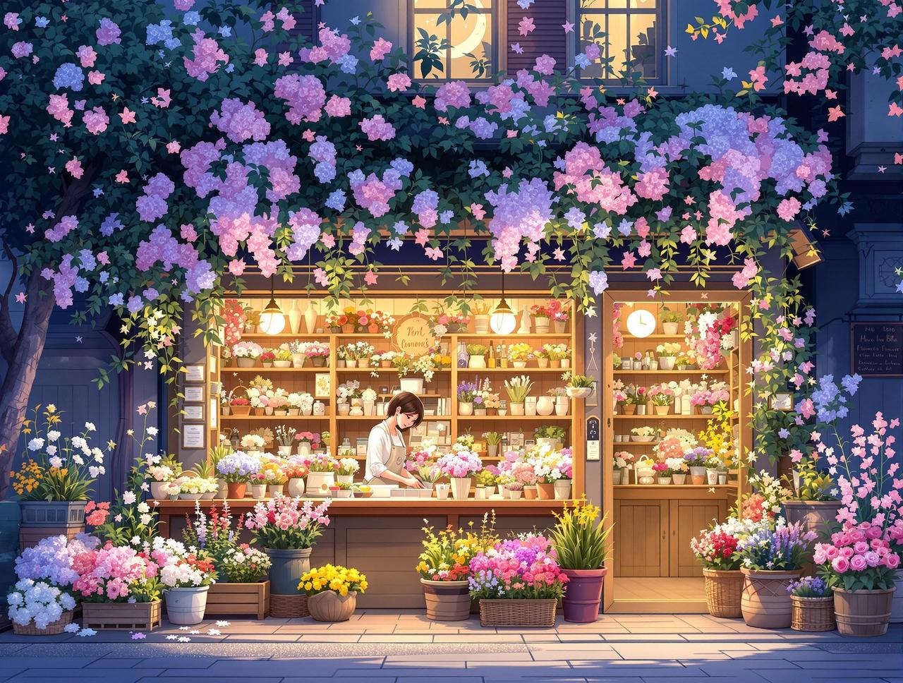 无广告短剧 - 花店与月光